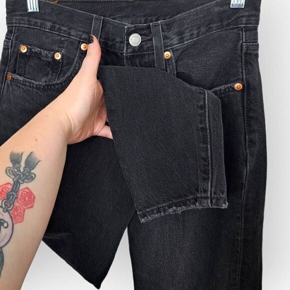 Levi's Premium Big E 501 Jeans in Charcoal Wash size 25 - Picture 3 of 11